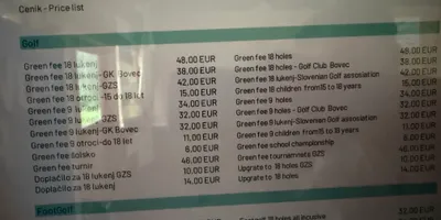 Club image Golf Klub Bovec