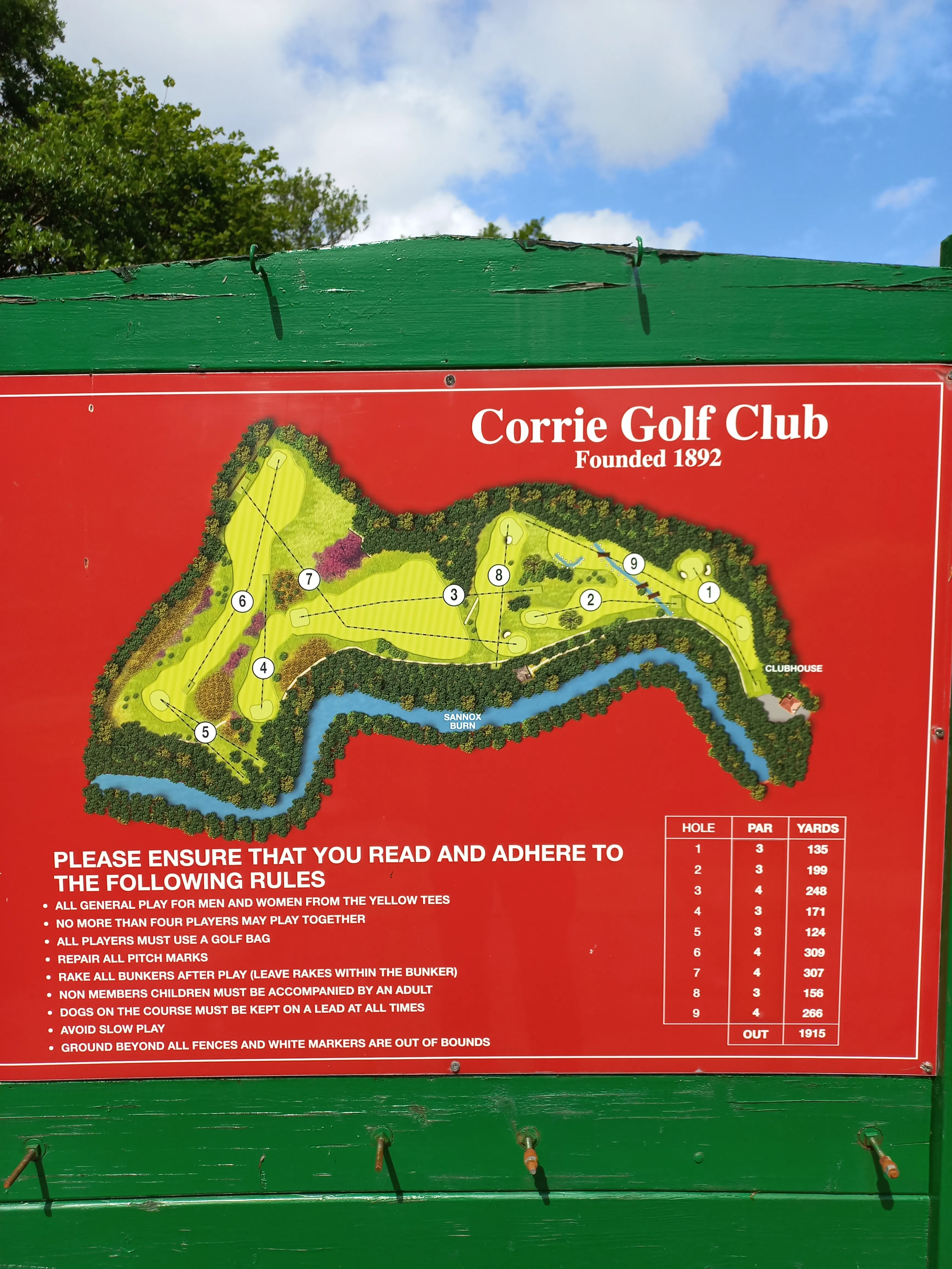 Corrie Golf Club
